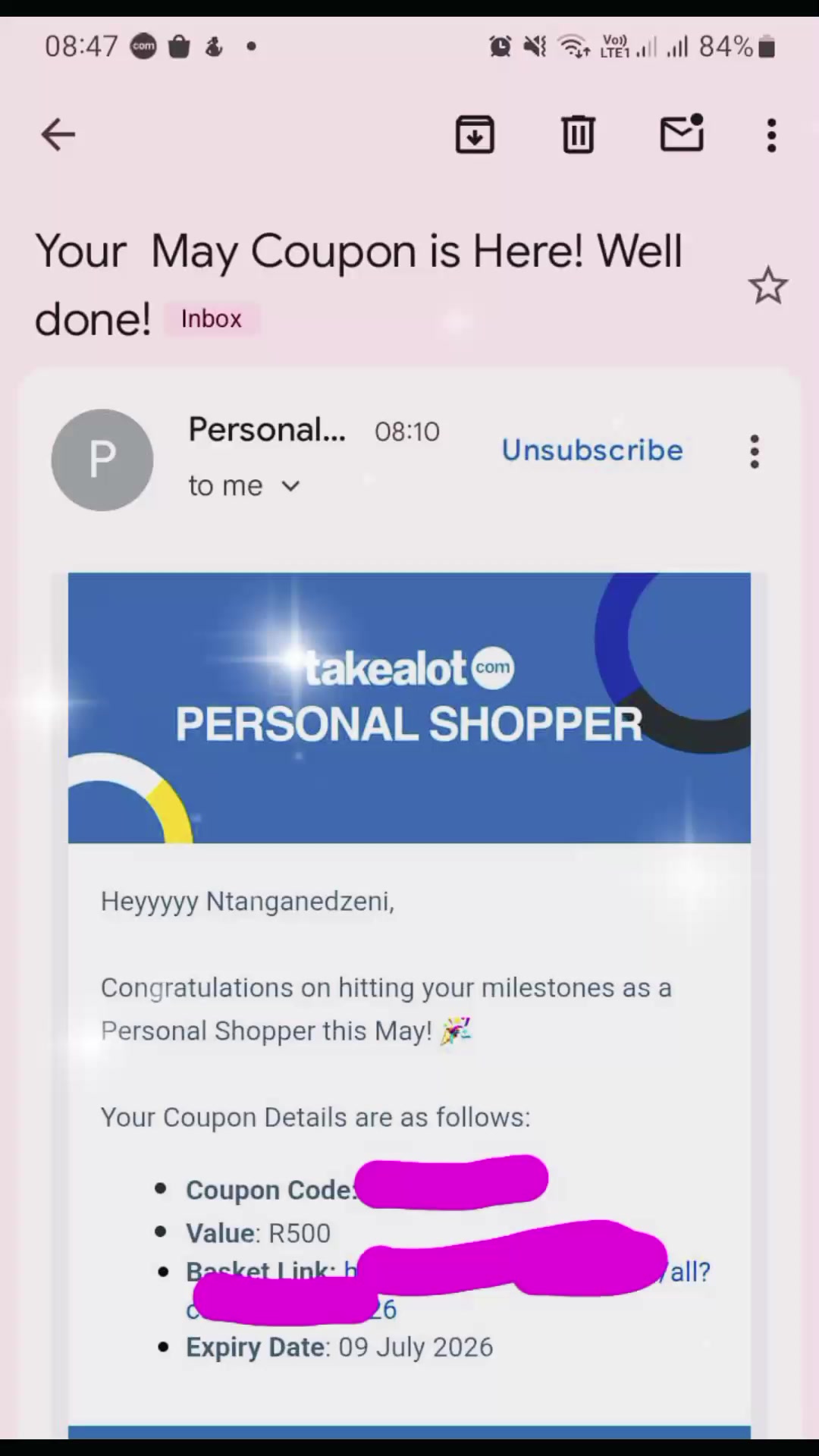 @Ntanga Takealot PS Ambassador