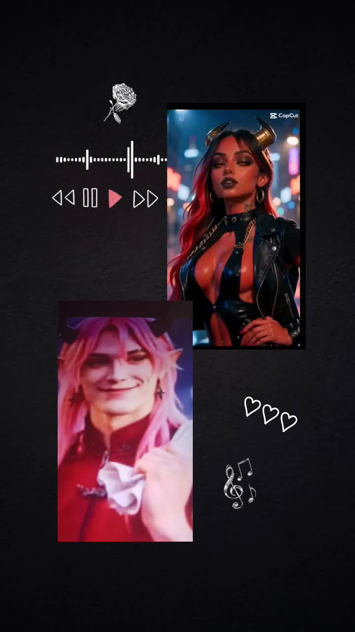 @Emo /goth wolf 🖤🐺