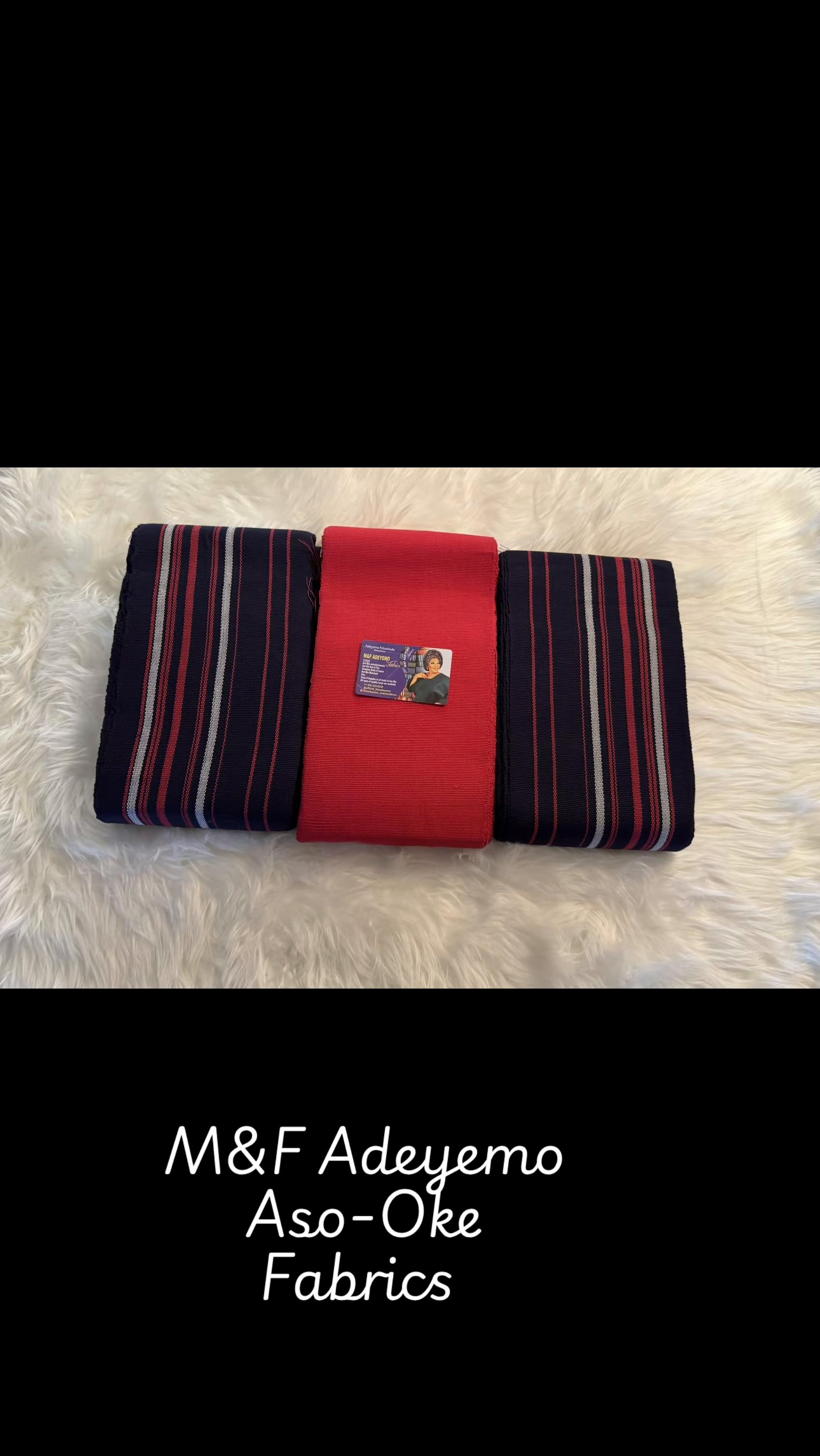 @M&F Aso-Oke Fabrics Houston Tx