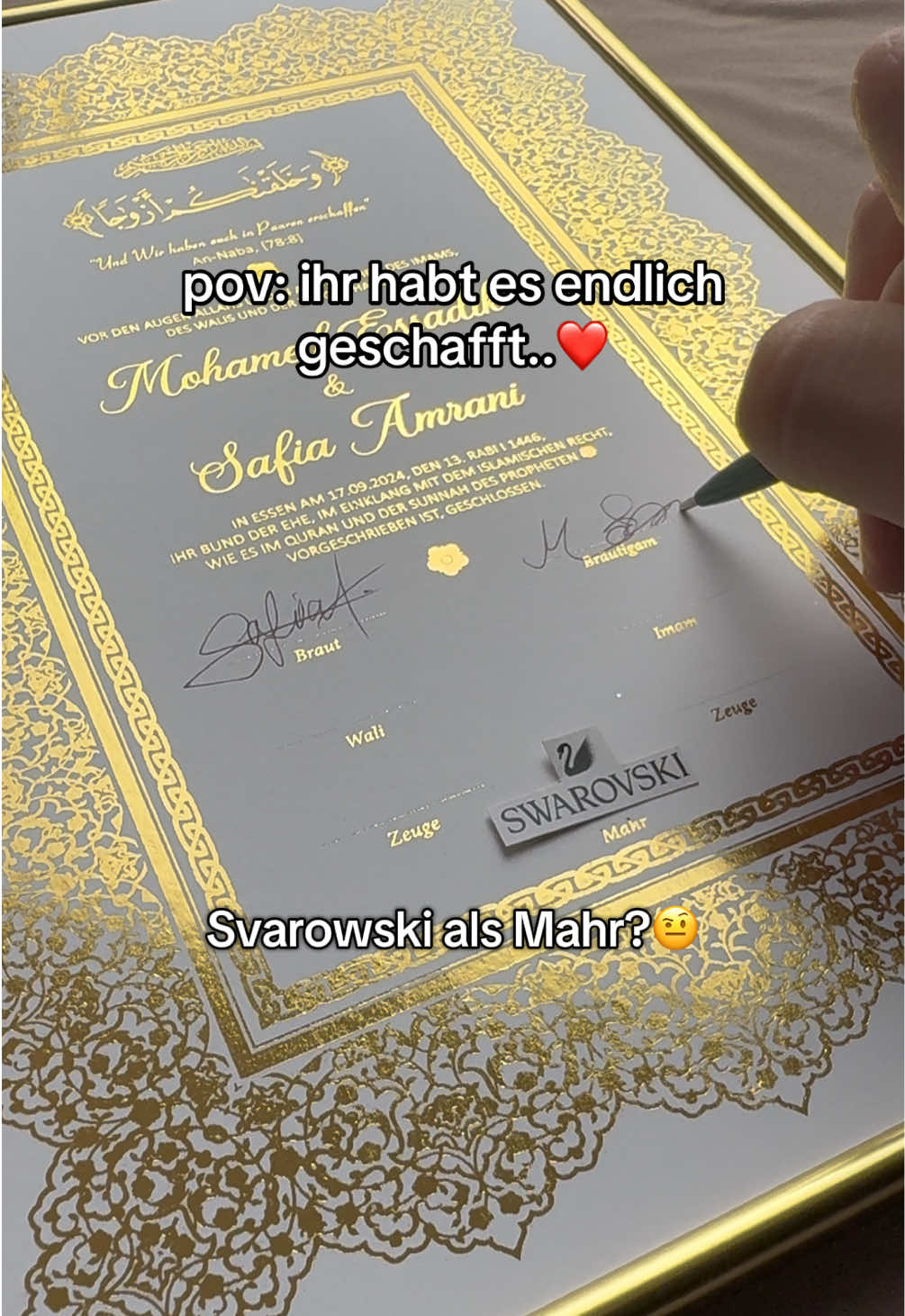 @Nikah Zertifikat | by Mawadda