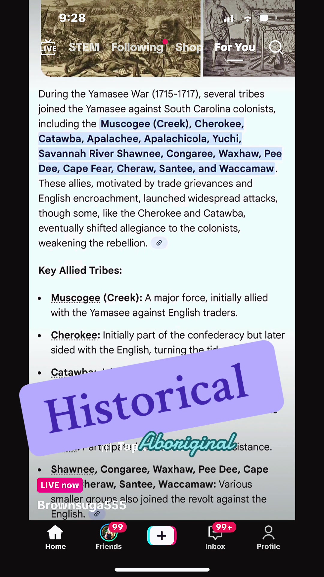 @HISTORICAL ABORIGINAL
