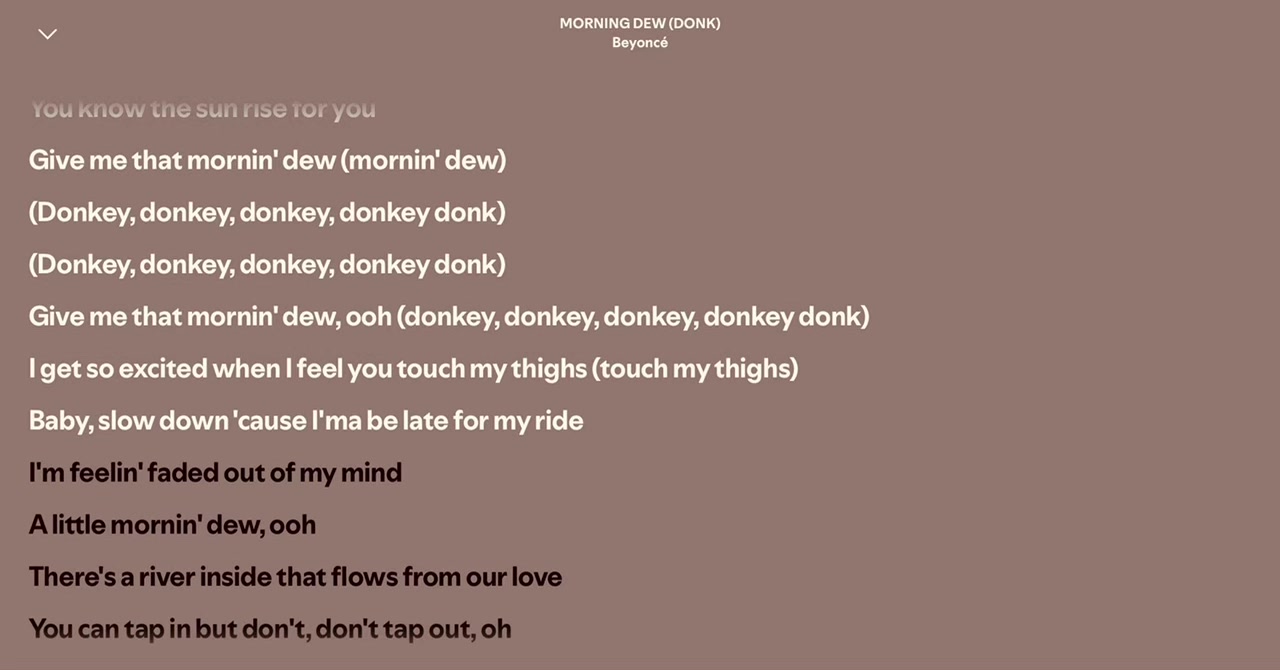 @Spotify Song Lyrics