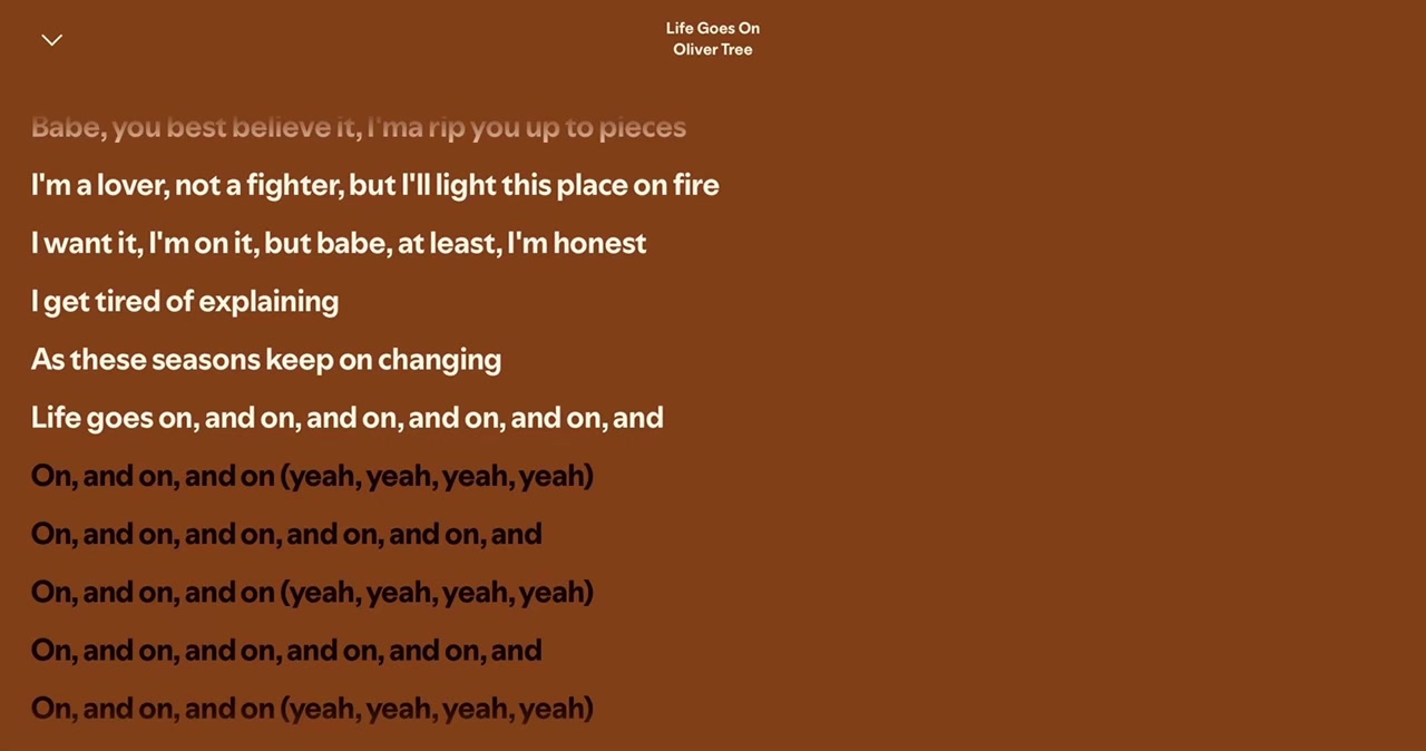 @Spotify Song Lyrics
