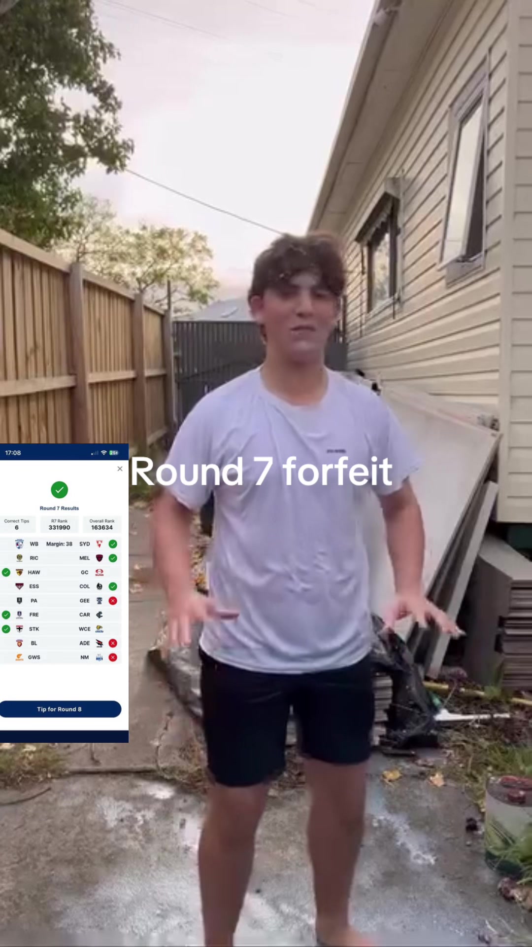@Footy forfeits