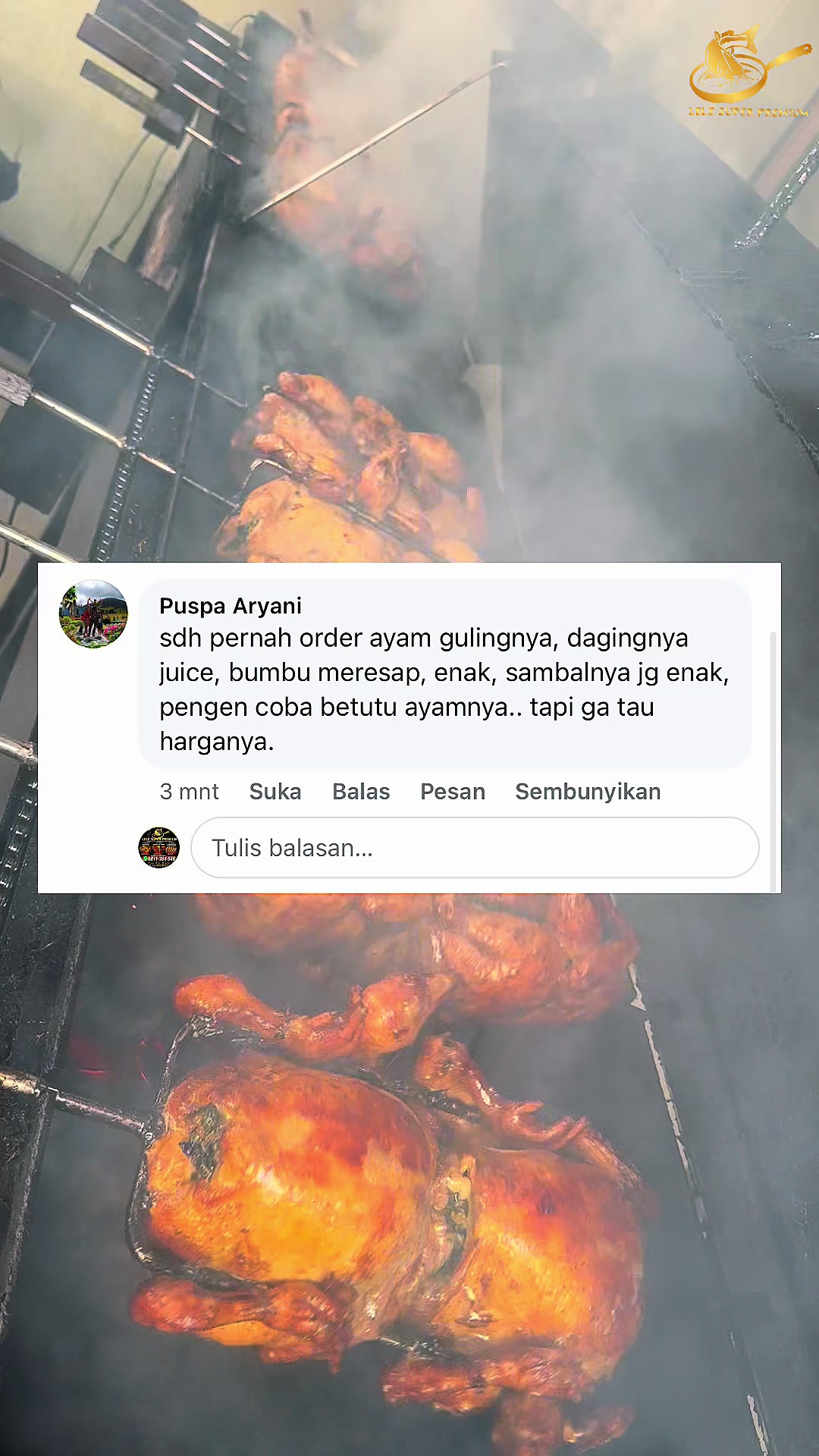 @Lelesuperpremium Ayam Guling