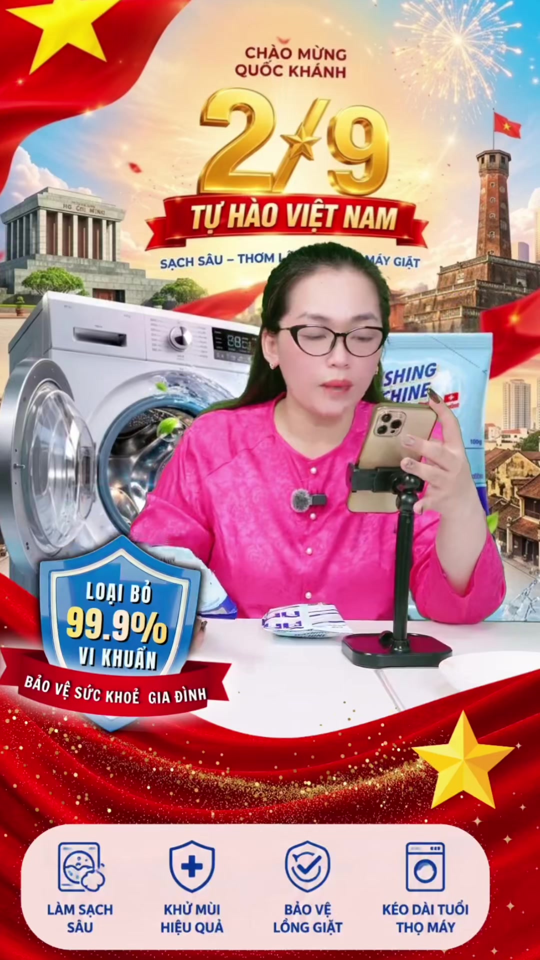 @Tẩy lồng m&aacute;y giặt