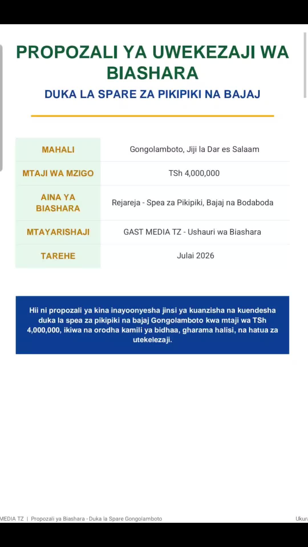 @GAST MEDIA TZ