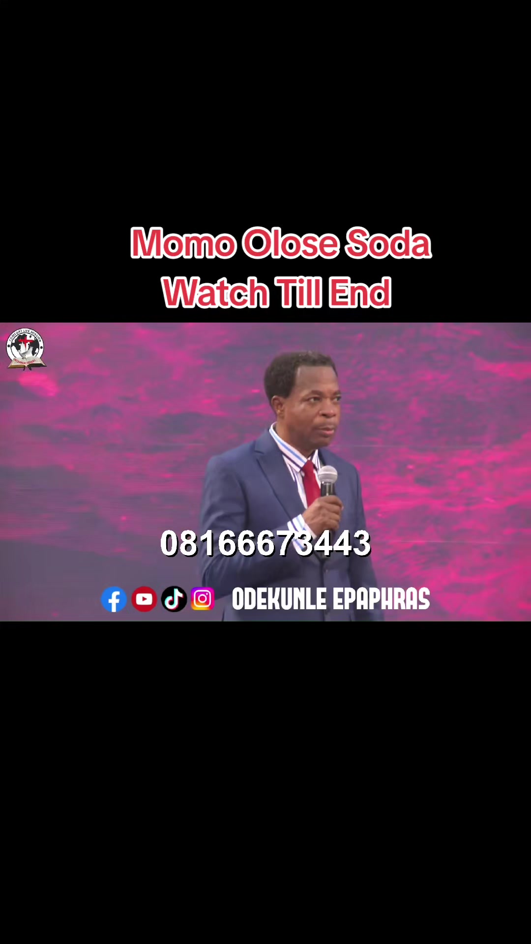 @Pastor Odekunle Epaphras