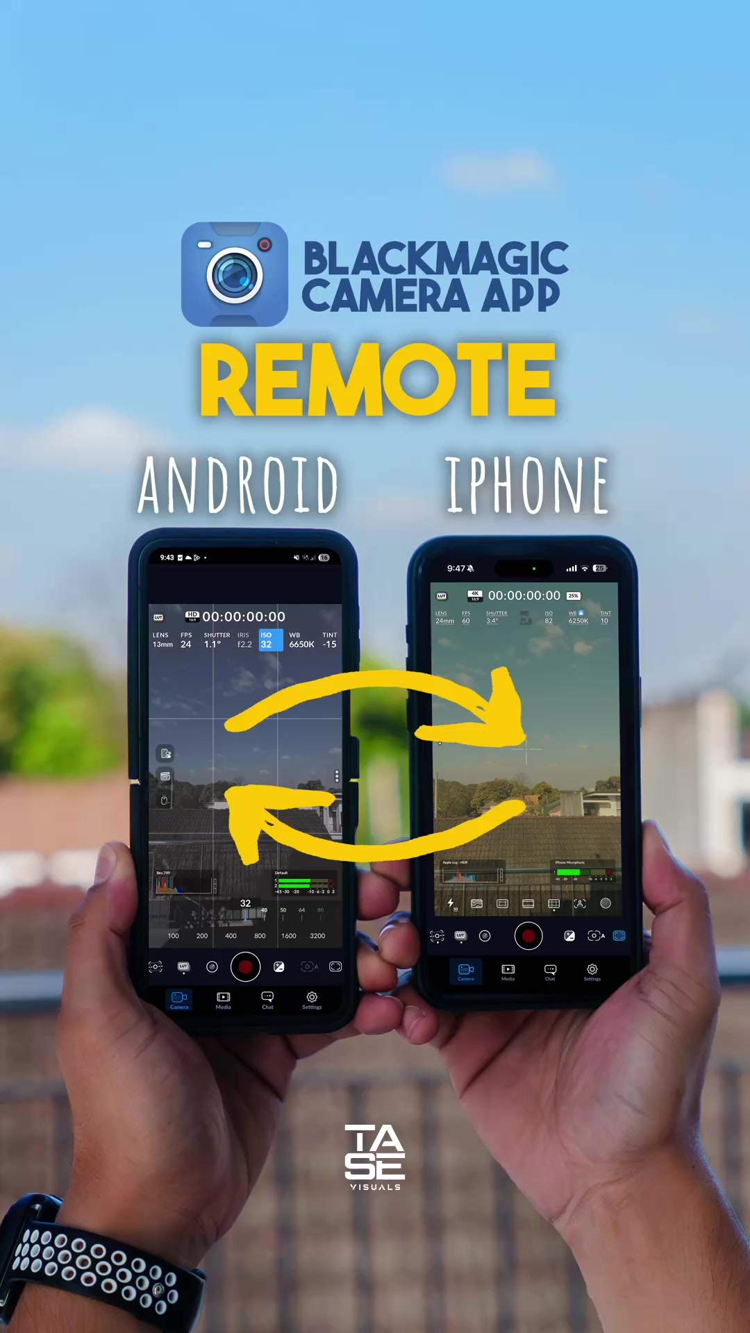 Blackmagic Camera Remote Control using | TASEVISUALS (@tasevisuals)