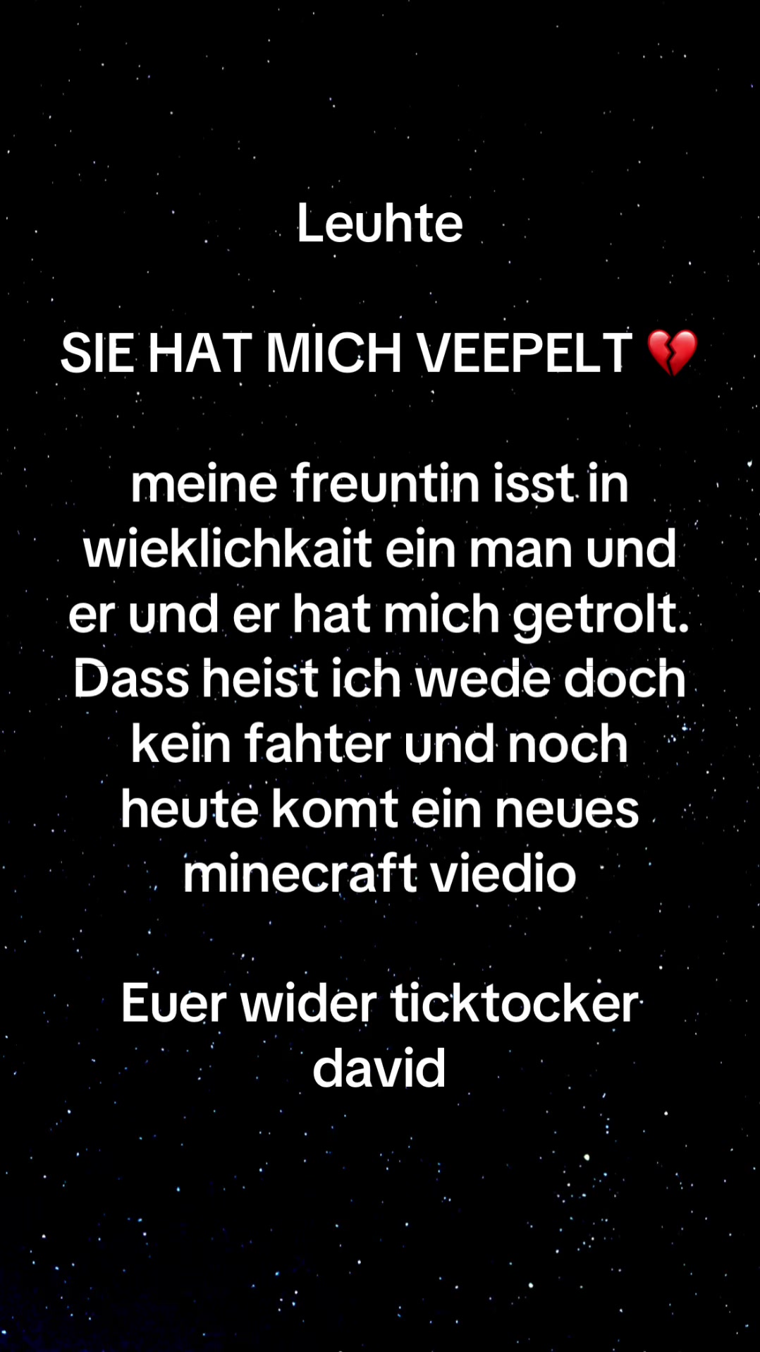 @Davids Minecraftakaunt