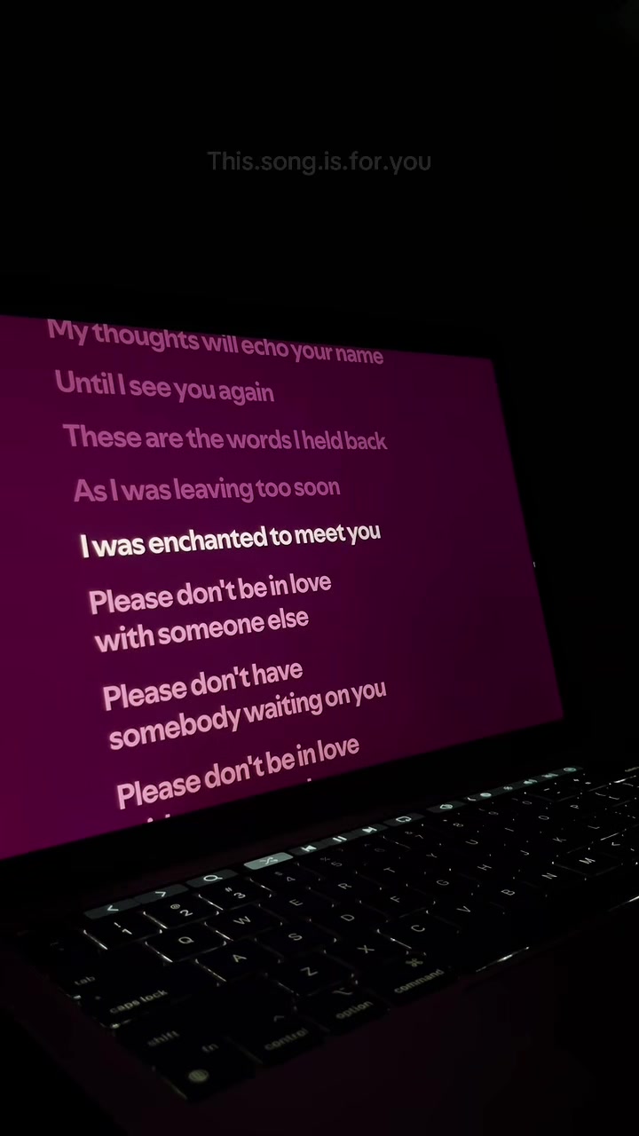 @this song is for you