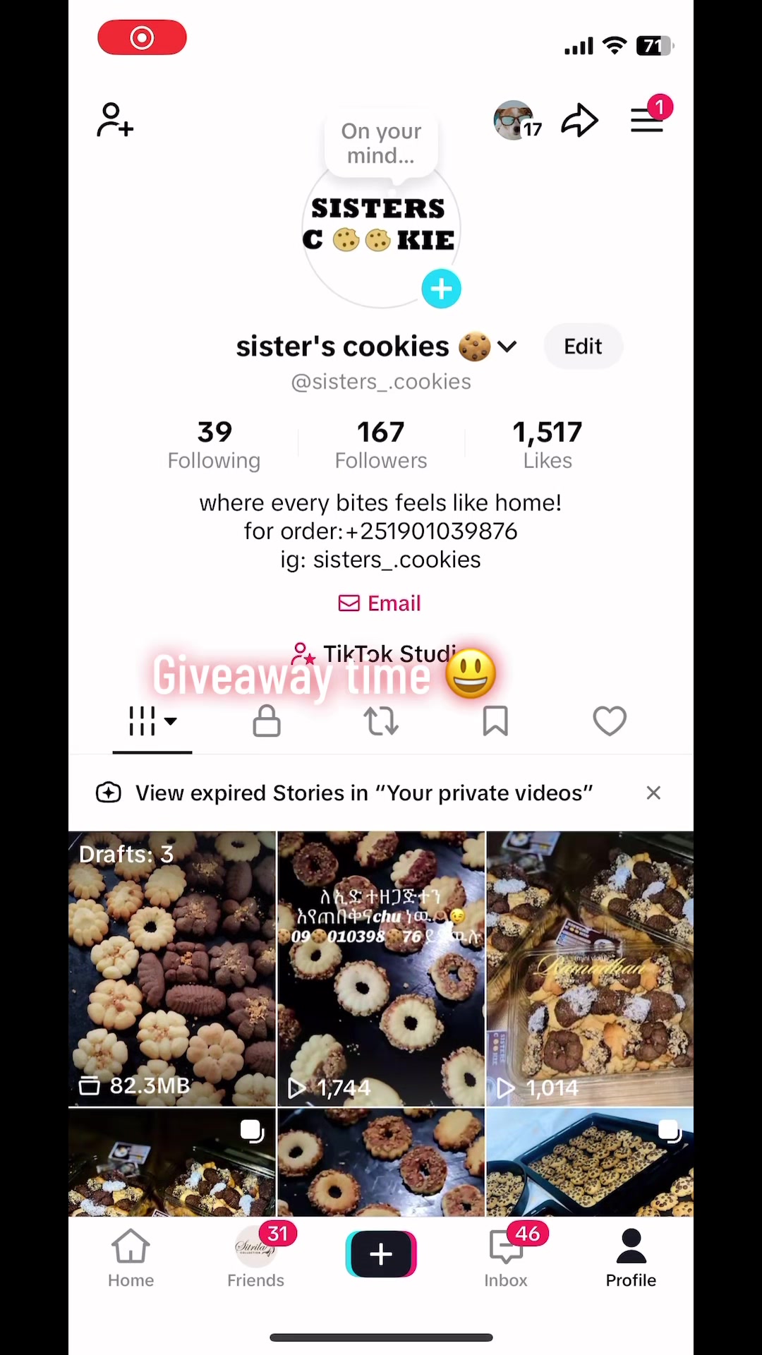 @sister's cookies 🍪