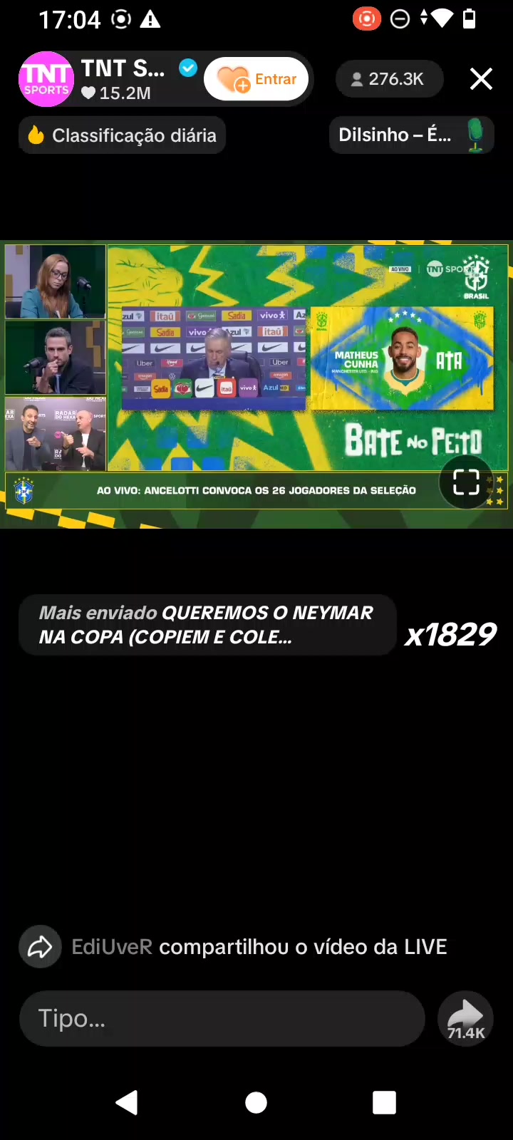 @sigo de volta em 1s