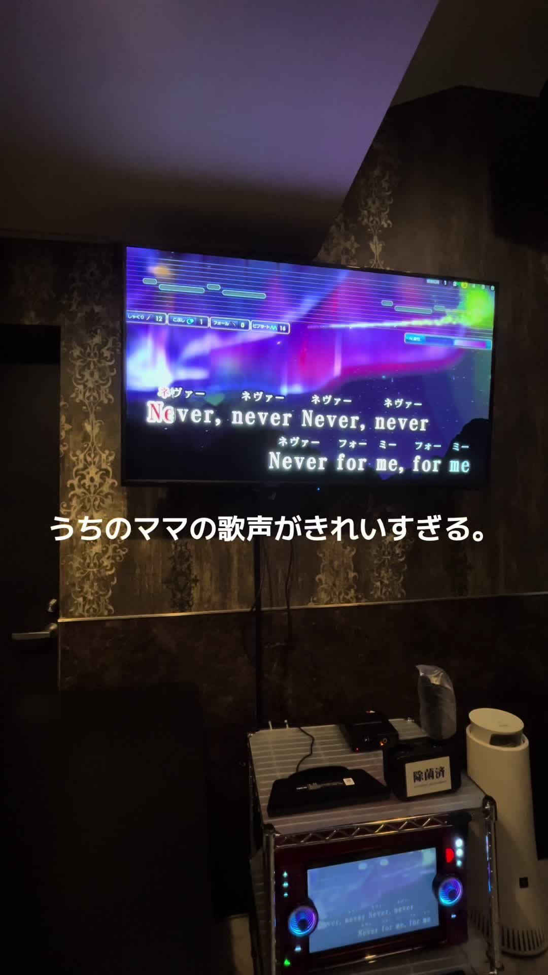 @ママの歌声がきれいすぎる。