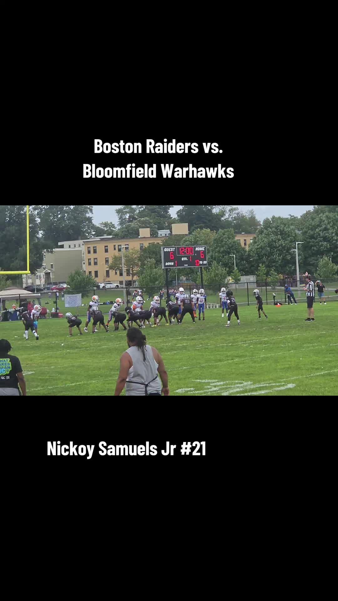 @Nickoy Samuels Jr. Football