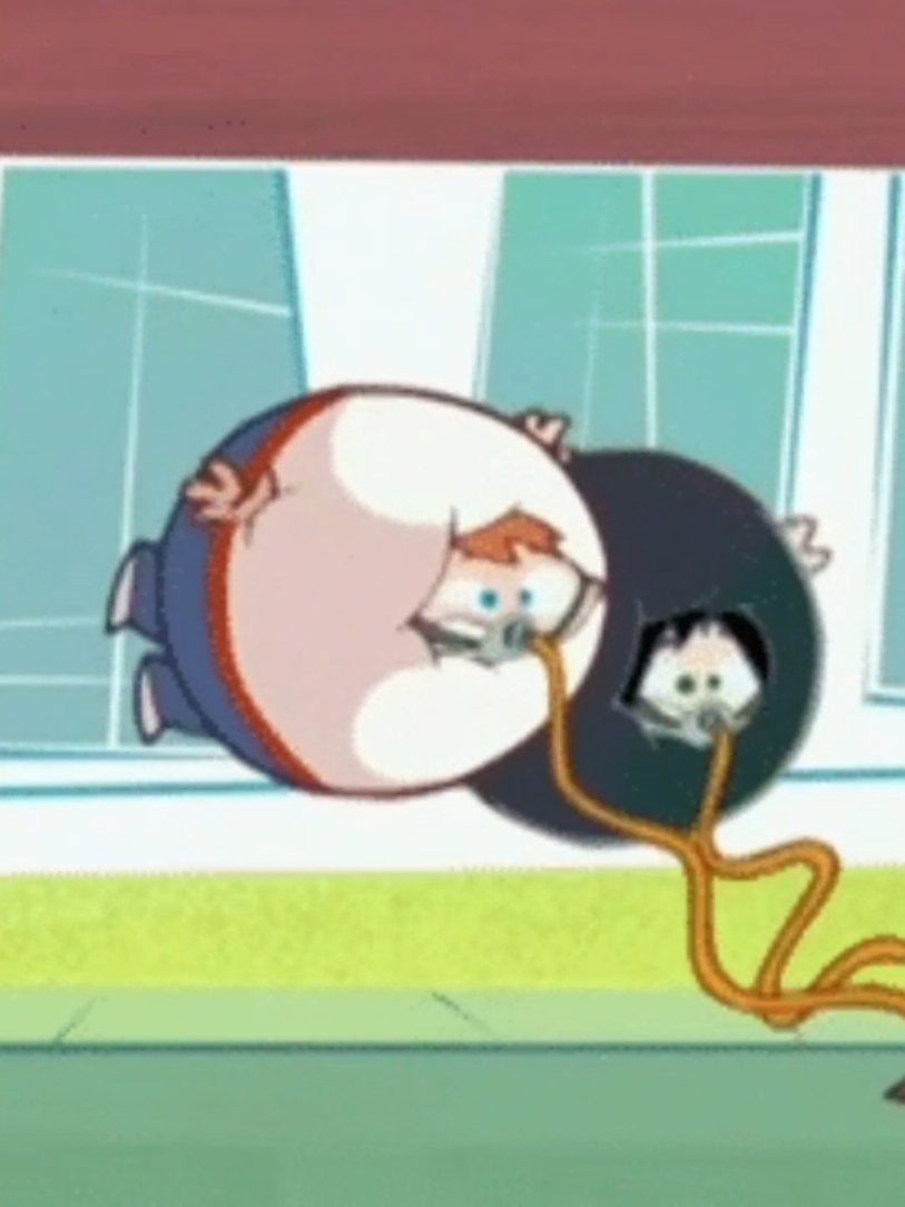 @Girl belly stuffed