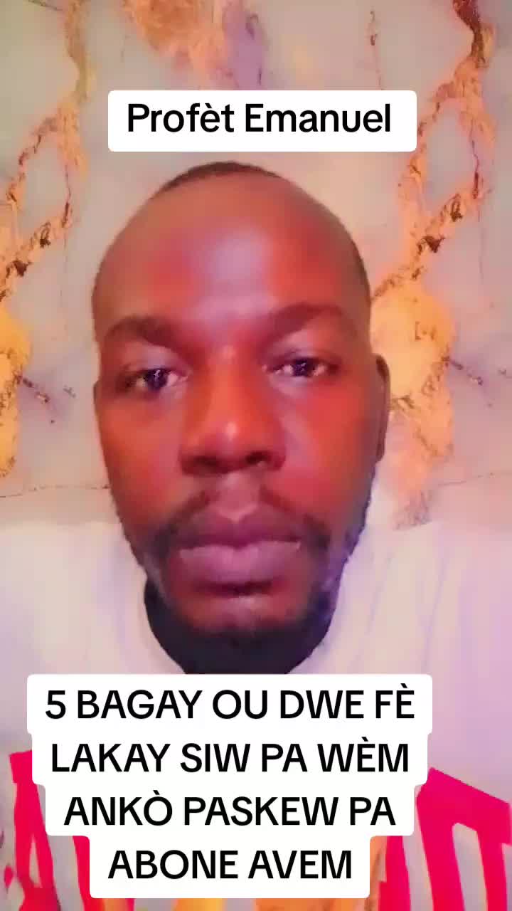 @Profèt Emanuel