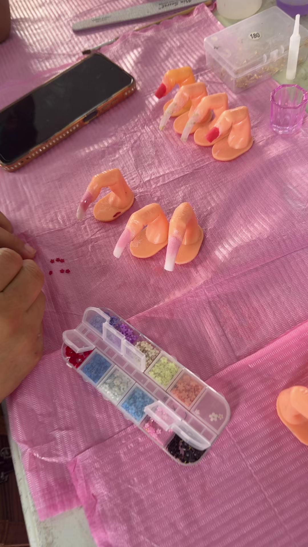 @Barbie Gel Nails