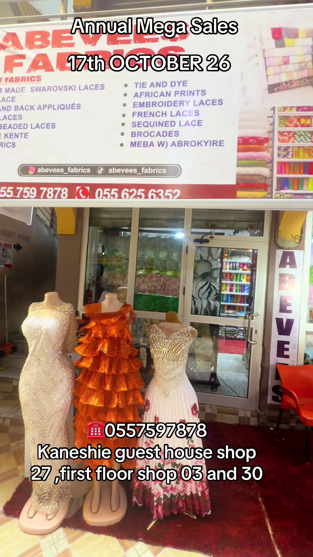 @Abeveesfabrics/0557597878