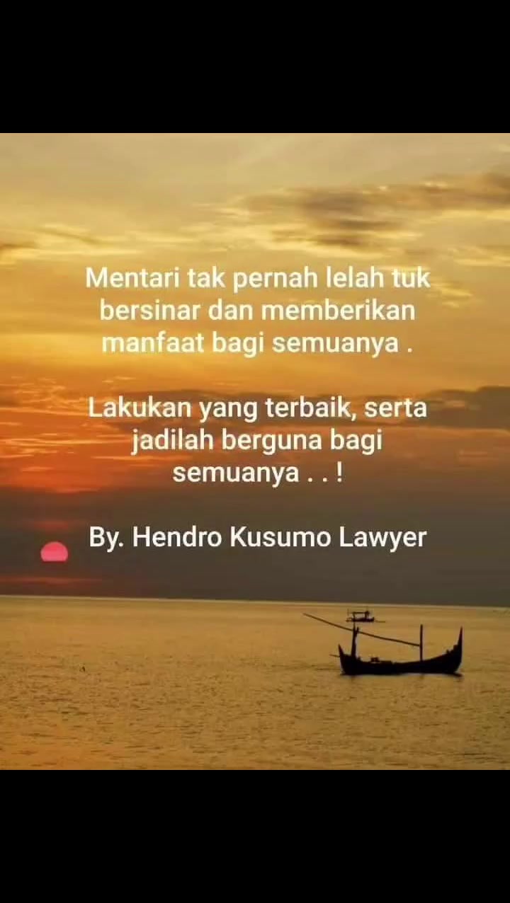 @HENDRO KUSUMO PENGACARA