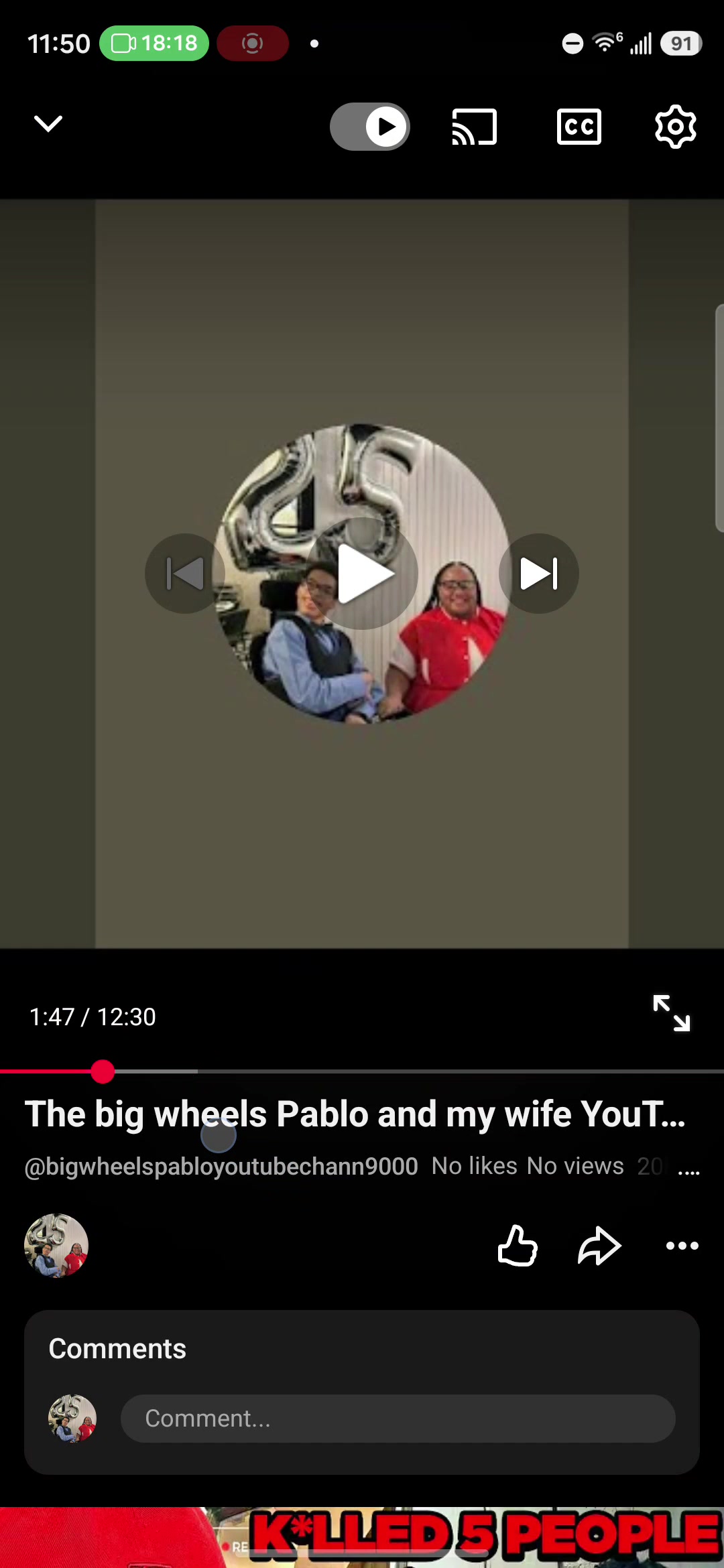 @the big wheels Pablo and my