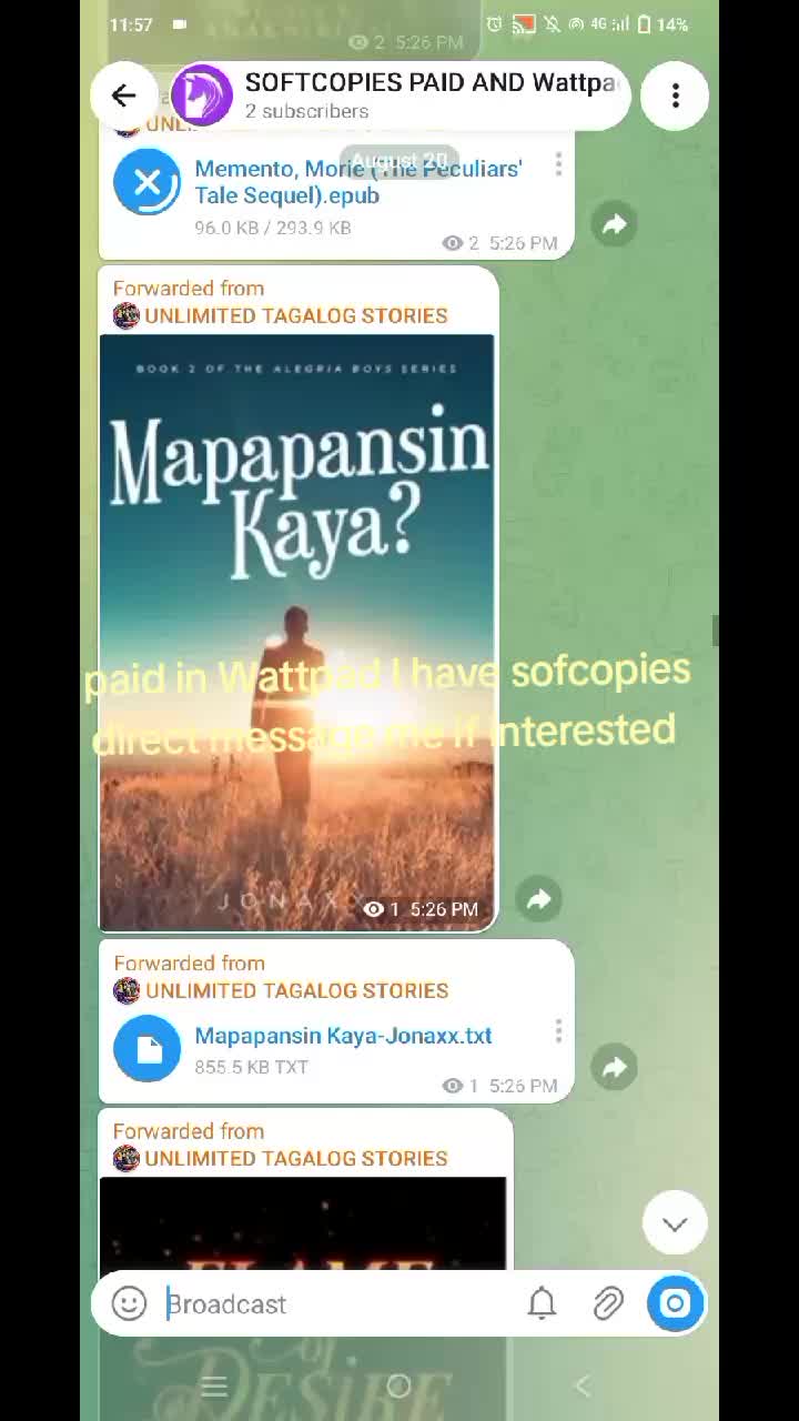@Wattpad softcopies