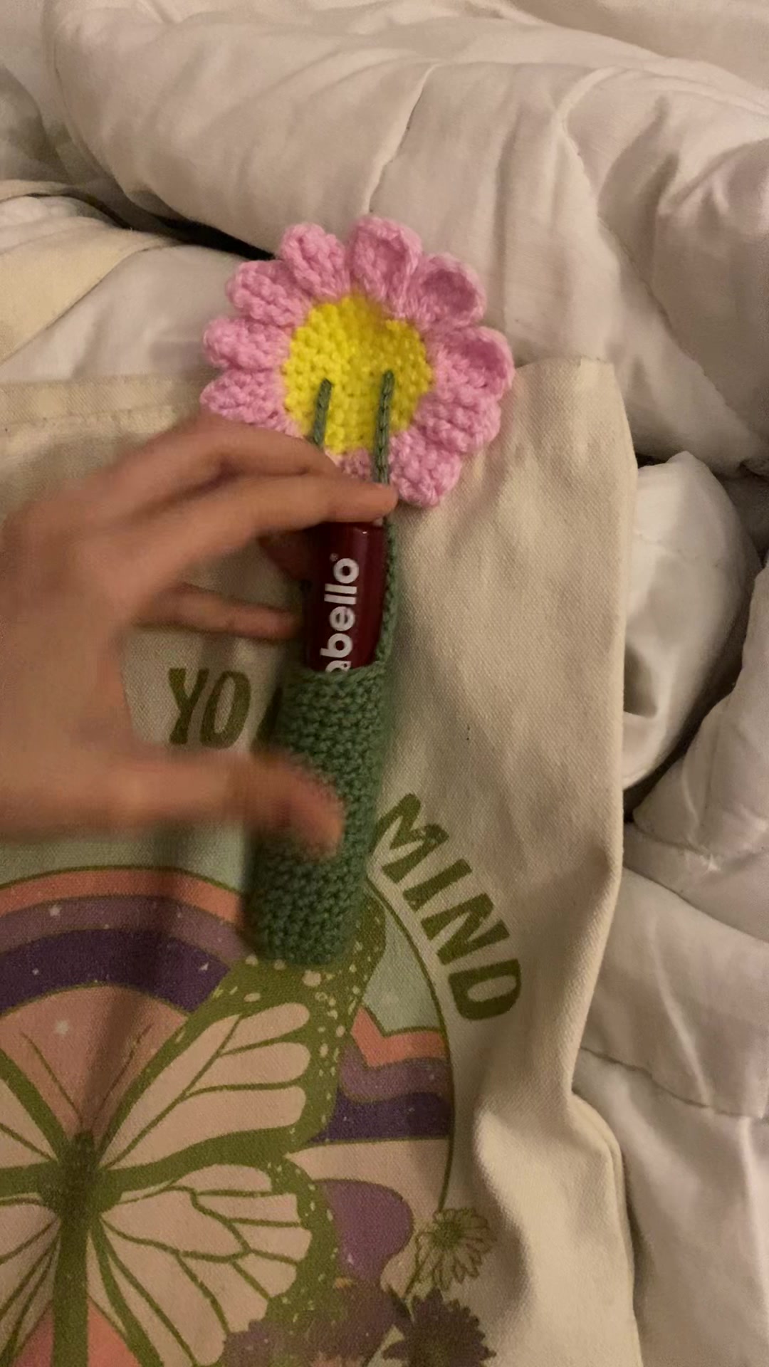@crochet flower