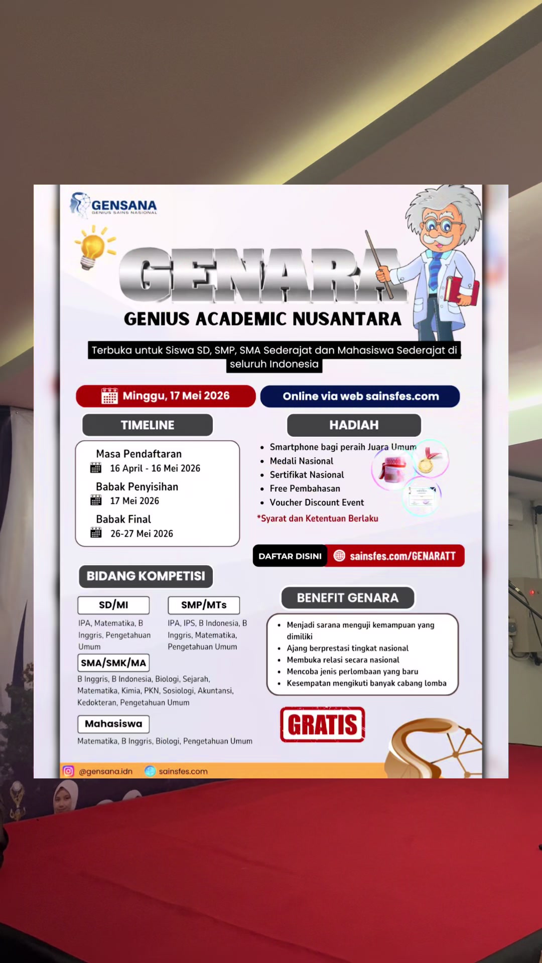 @Genius Sains Nasional