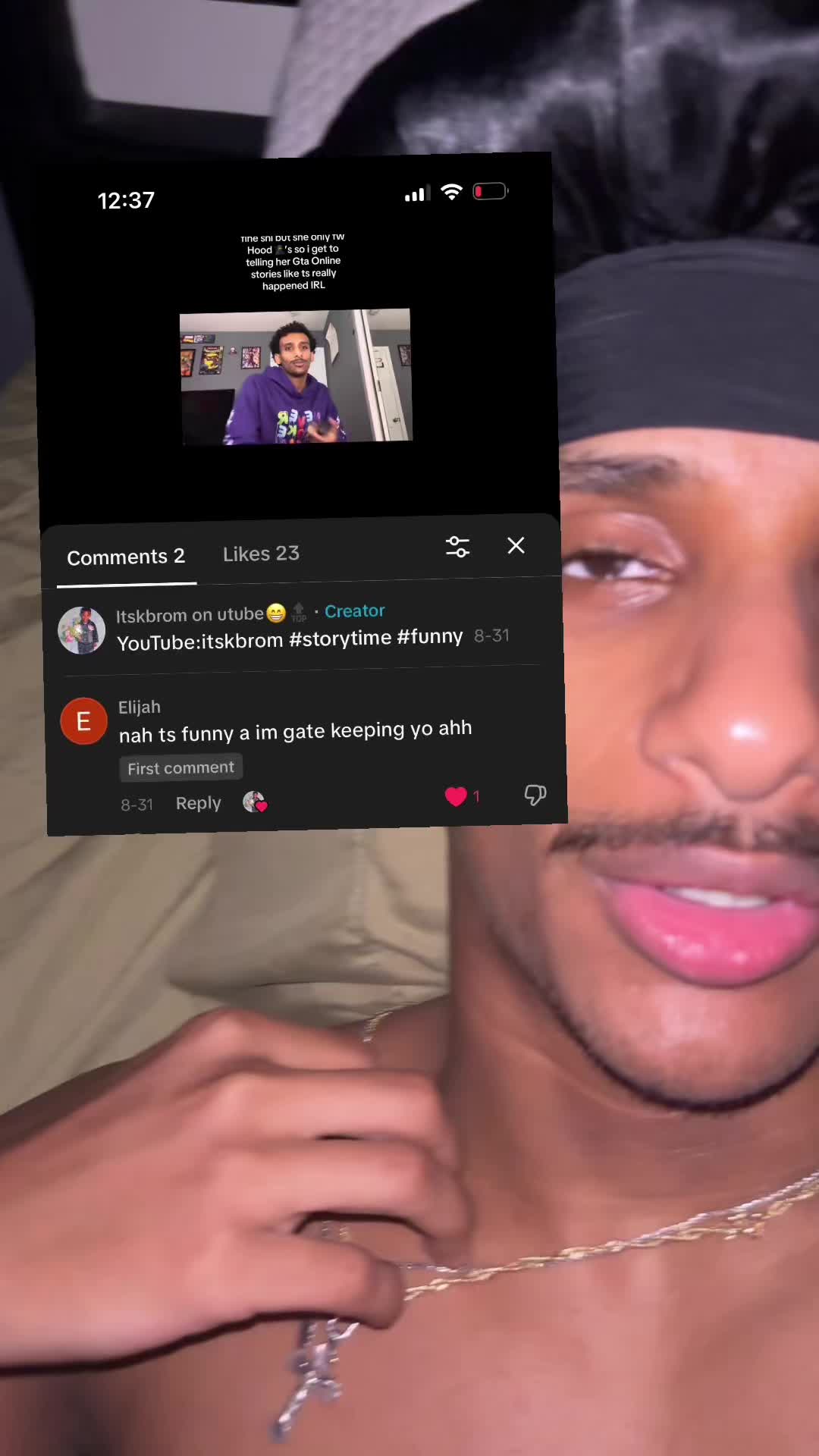 @Itskbrom on utube😁🔝