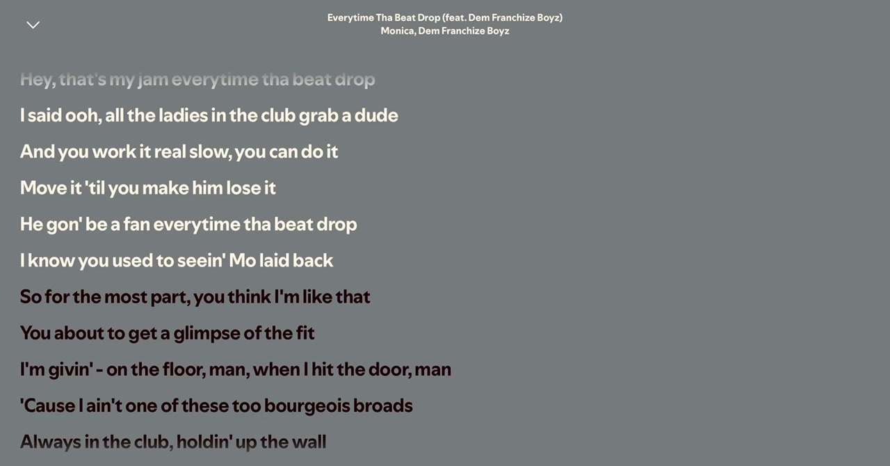 @Spotify Song Lyrics
