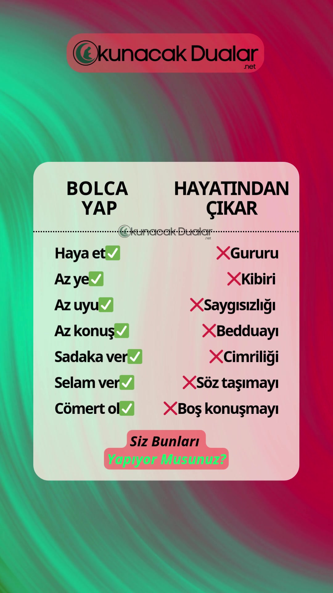 @Okunacak Dualar