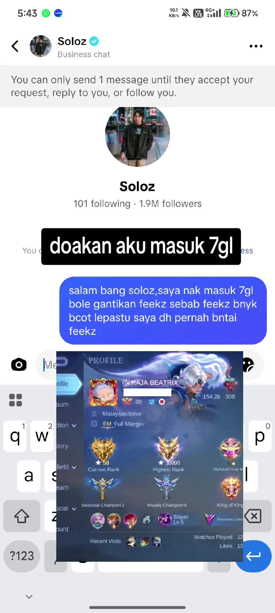 @Raja Beatrix