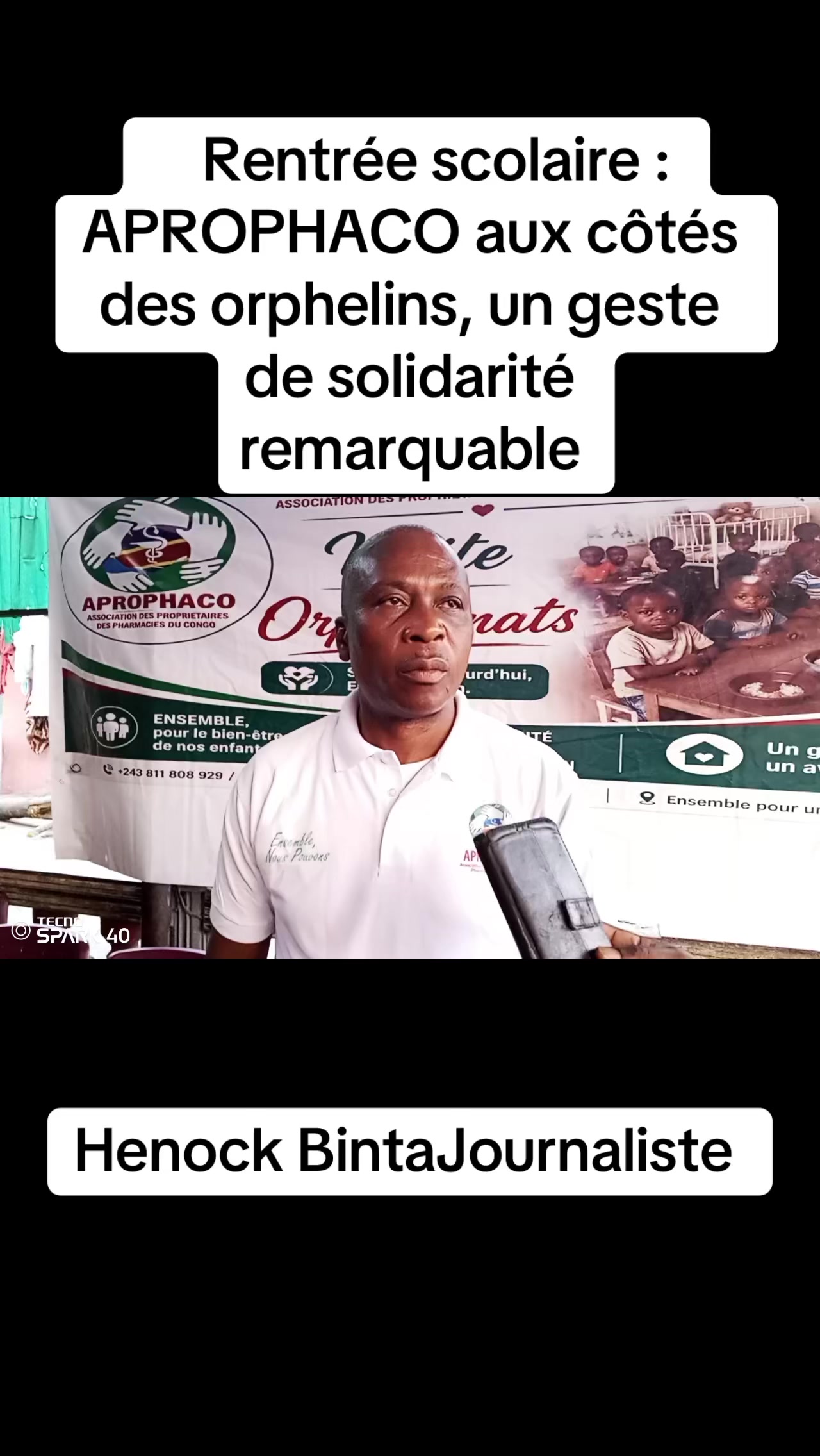 @Henock Binta Journaliste