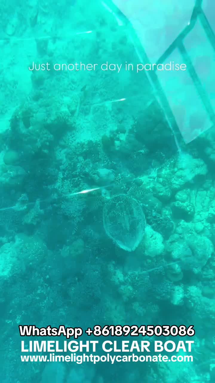 @clear boat transparent