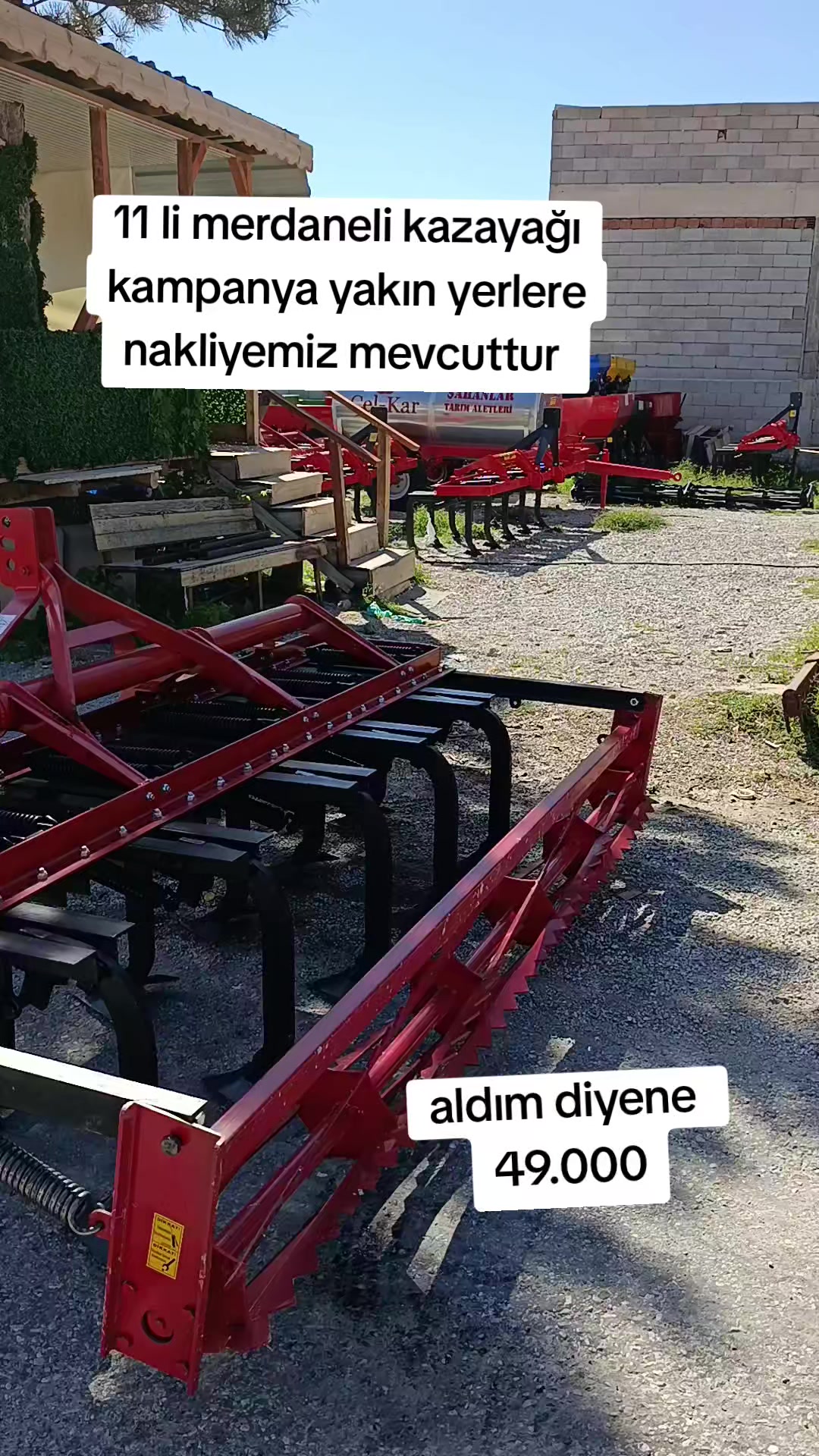 @ŞAHANLAR TARIM ALETLERİ