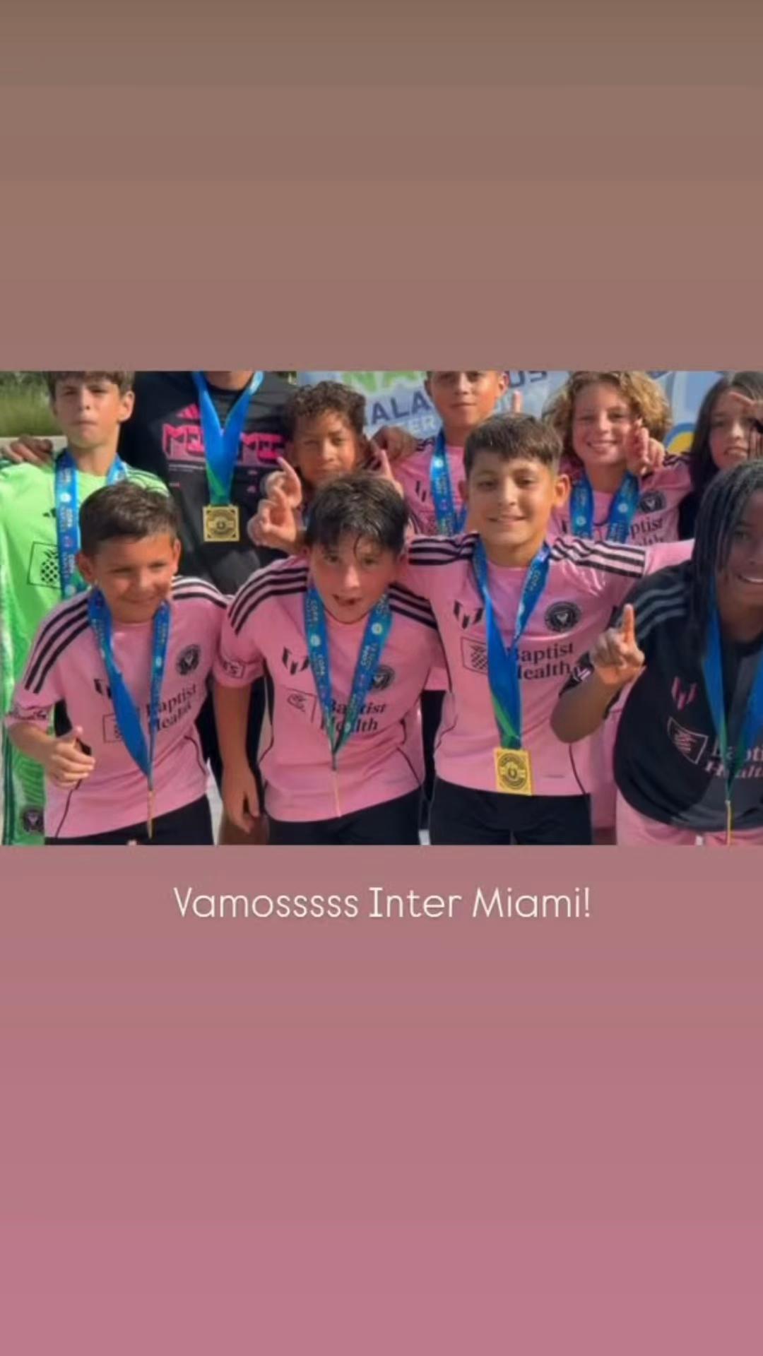 @Messi y children