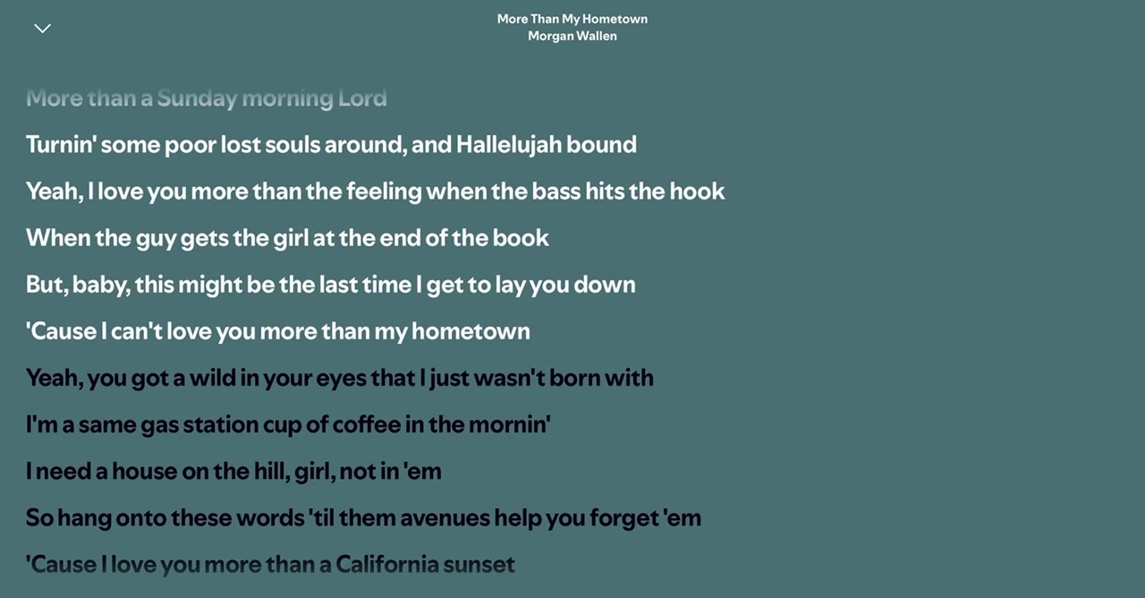 @Spotify Song Lyrics