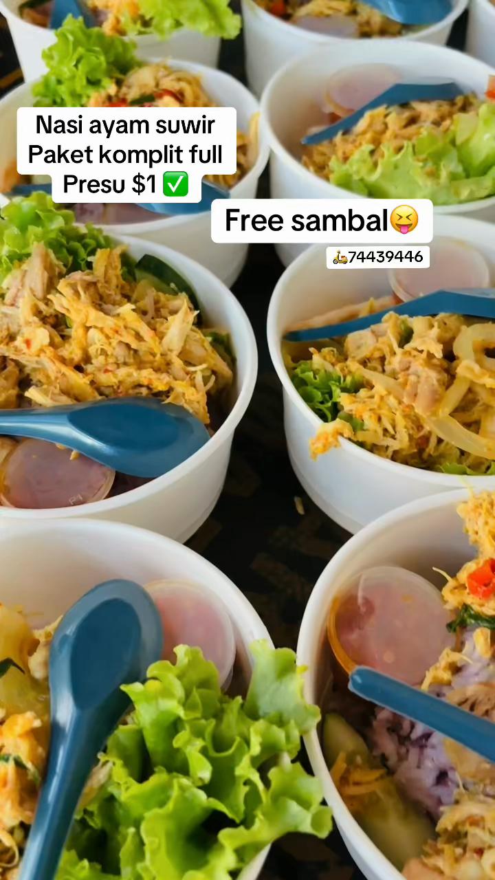 @Nasi ayam suwir TL✅