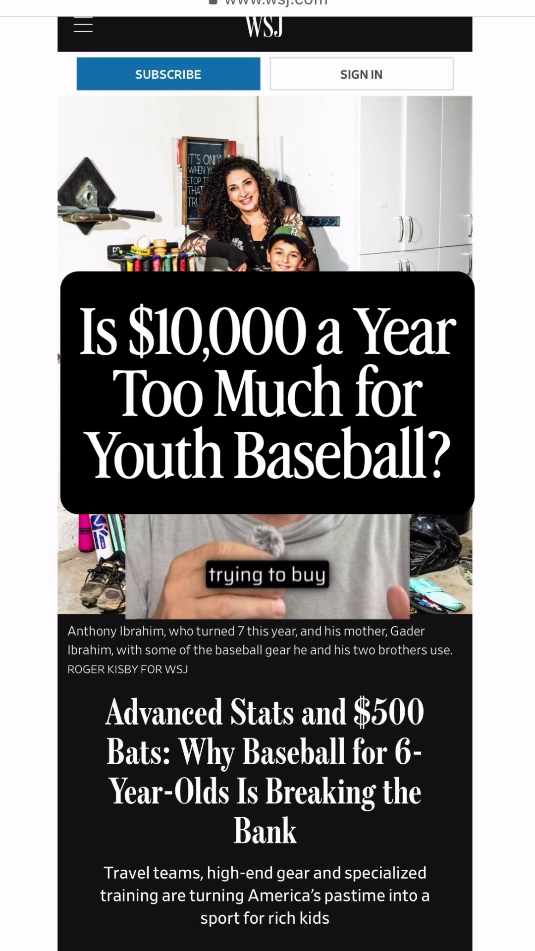 @Baseball Parent Advice