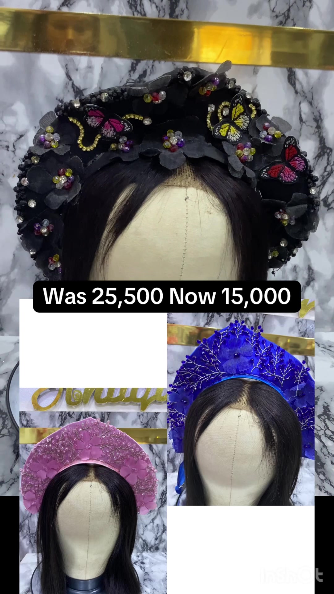 @Handmade headpieces in lagos