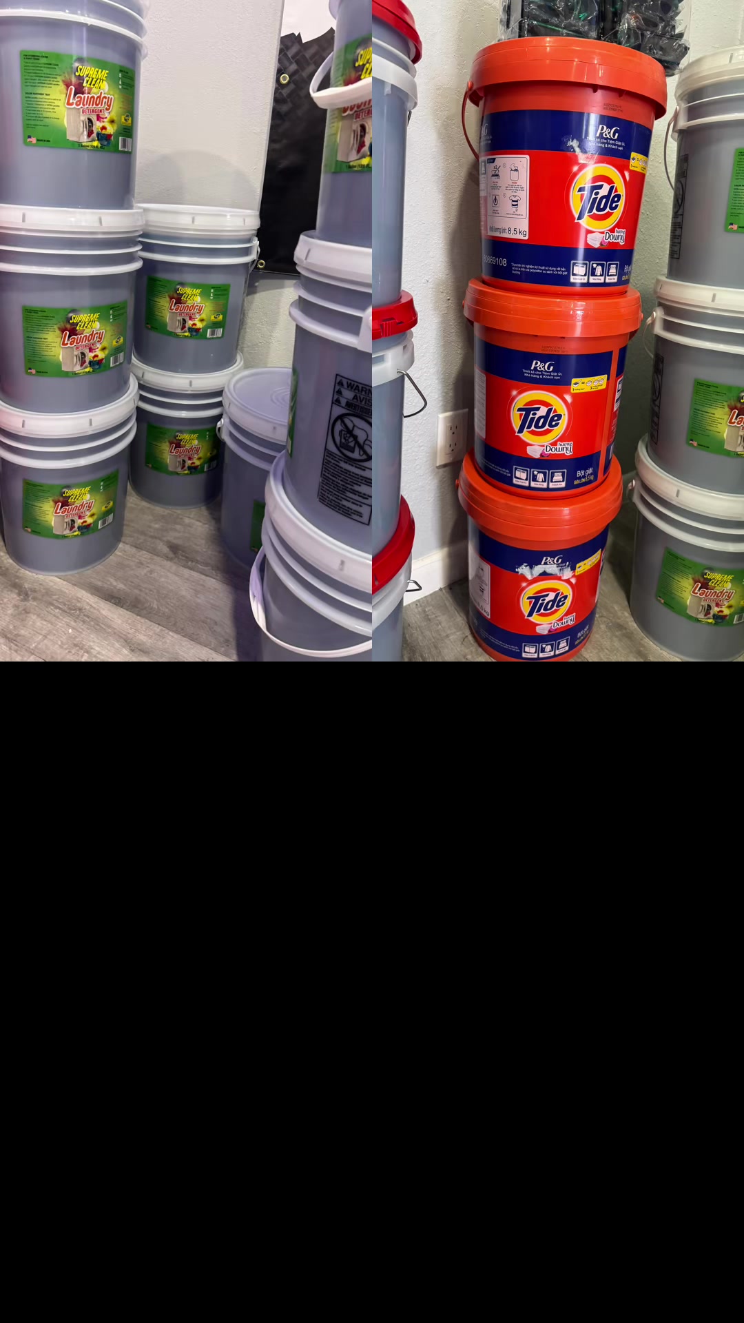 @Laundry detergent supplies