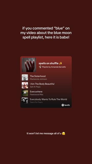 @amanda’s song spells 🎼🎤🪄✨