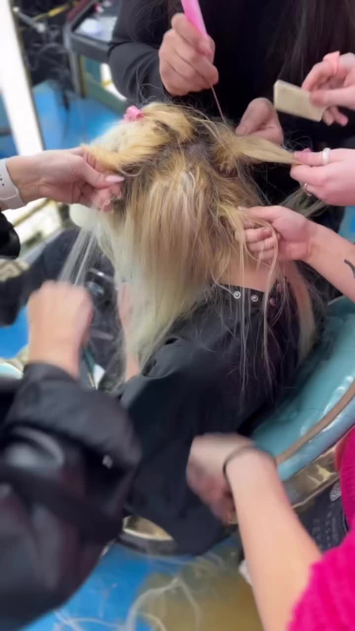 @Unicorn hair queen extensions
