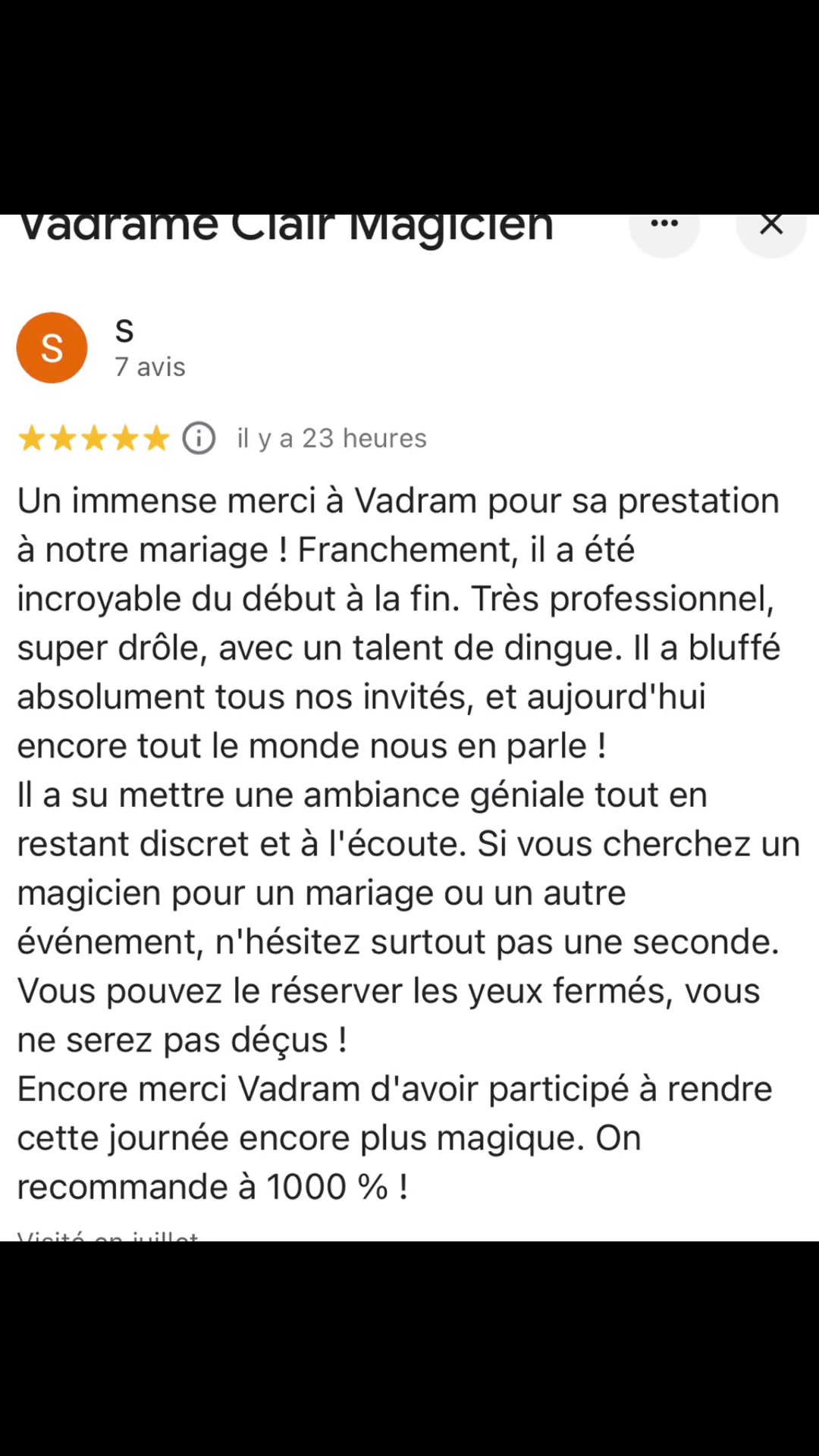 @Vadrame magicien mentaliste