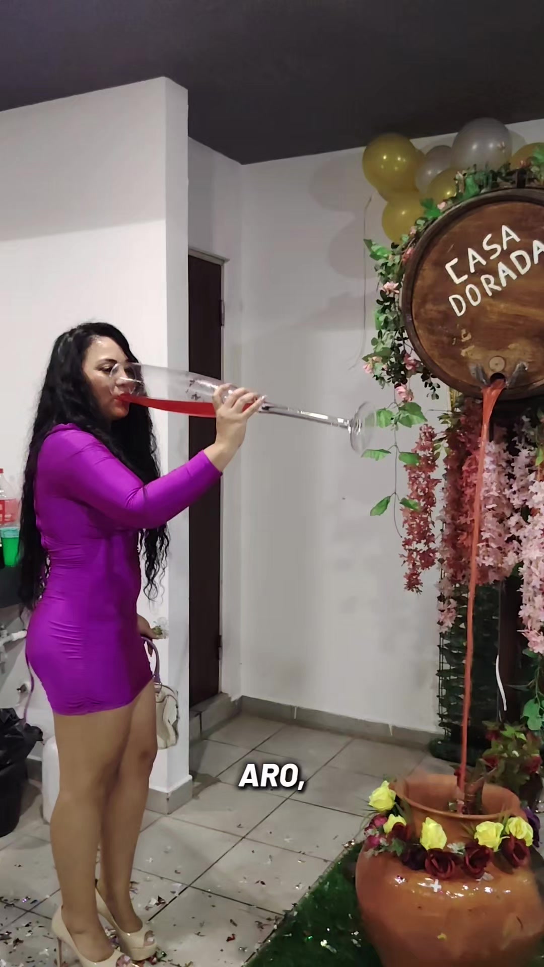 @Cascada de Vino, Casa Dorada