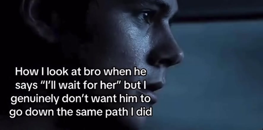 @A man on his path in life