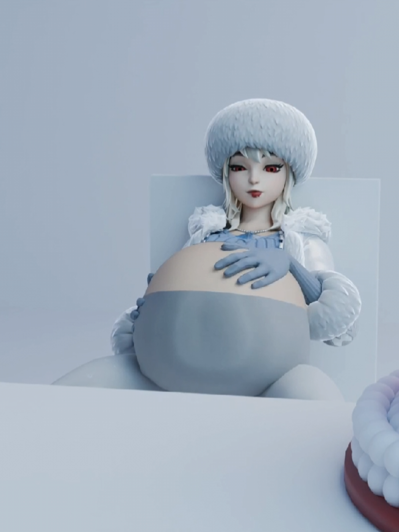 @Girl belly stuffed