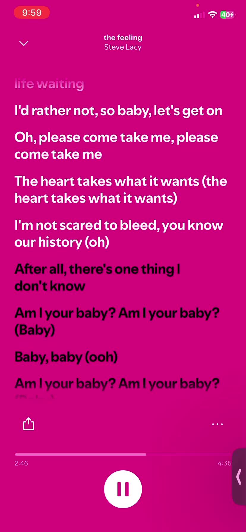 @Song of the dayyyy
