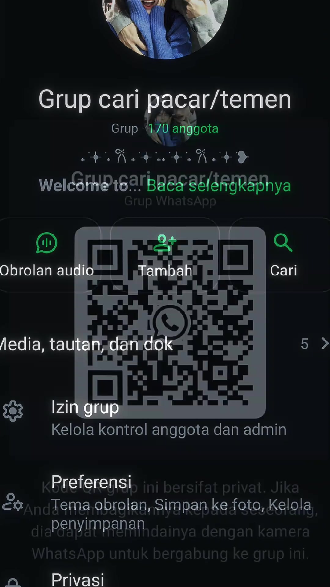 @grup cari pacar/teman