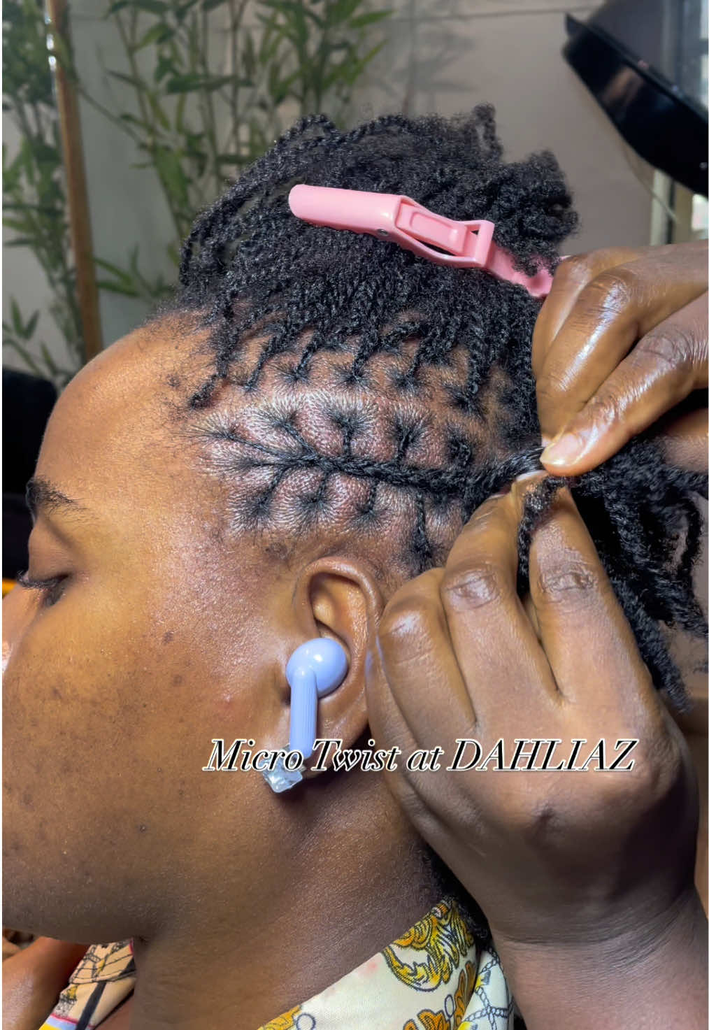 @Natural hair salon in Benin